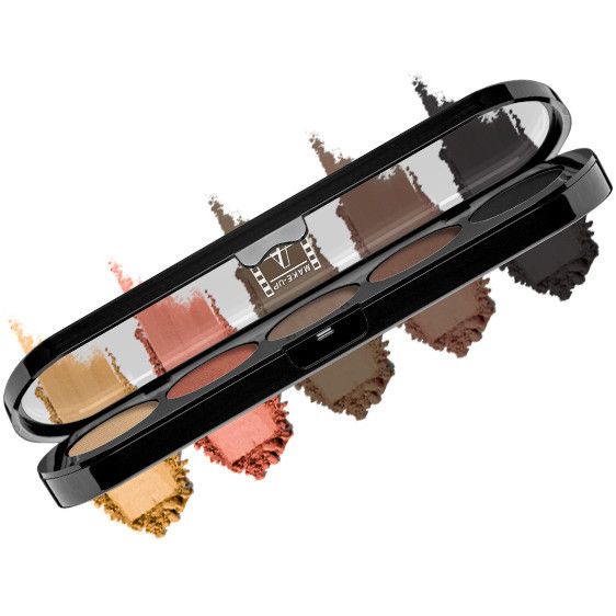 Пудрированная подводка в палитре 5 цветов для коррекции бровей 12,5г (EYEBROWS PALETTE) TE10 Brow Liner фото